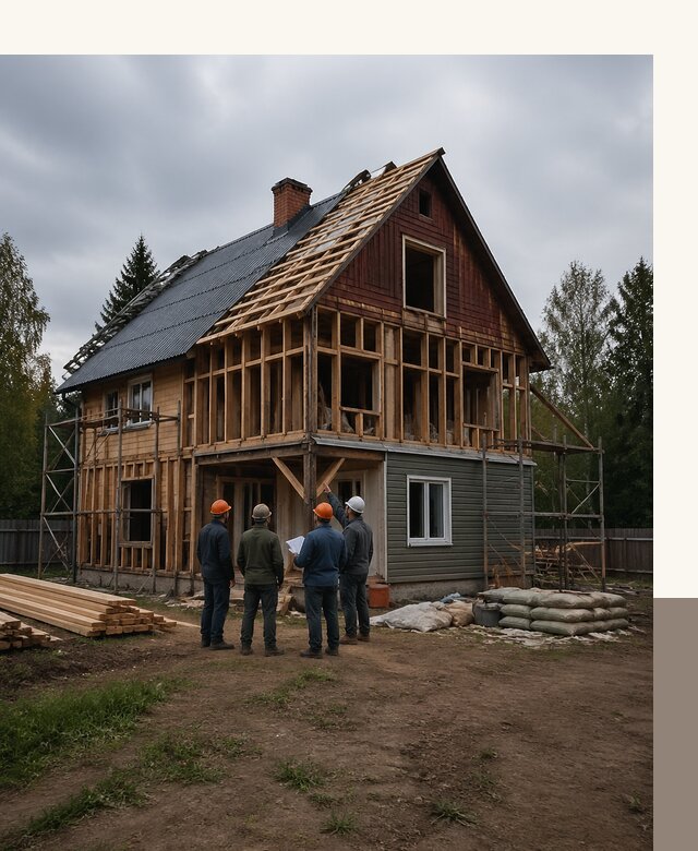 Реконструкция дачного дома в Черногорске под ключ с проектом